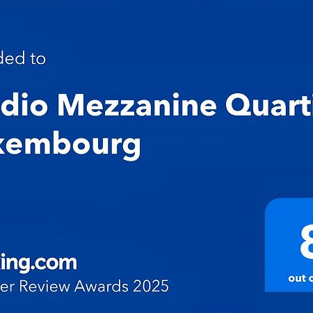 Studio Mezzanine Quartier Luxembourg Free Netflix باريس المظهر الخارجي الصورة